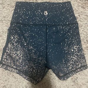 Buffbunny XS legacy shorts. Black w gold accents.